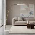LED Arc Floor Lamp with Adjustable Arm – Modern Home Lighting